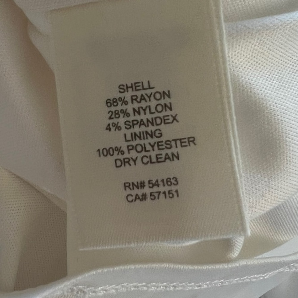 Eliza J Dress short sleeve mini white Size 4 small mod style - Picture 7 of 8